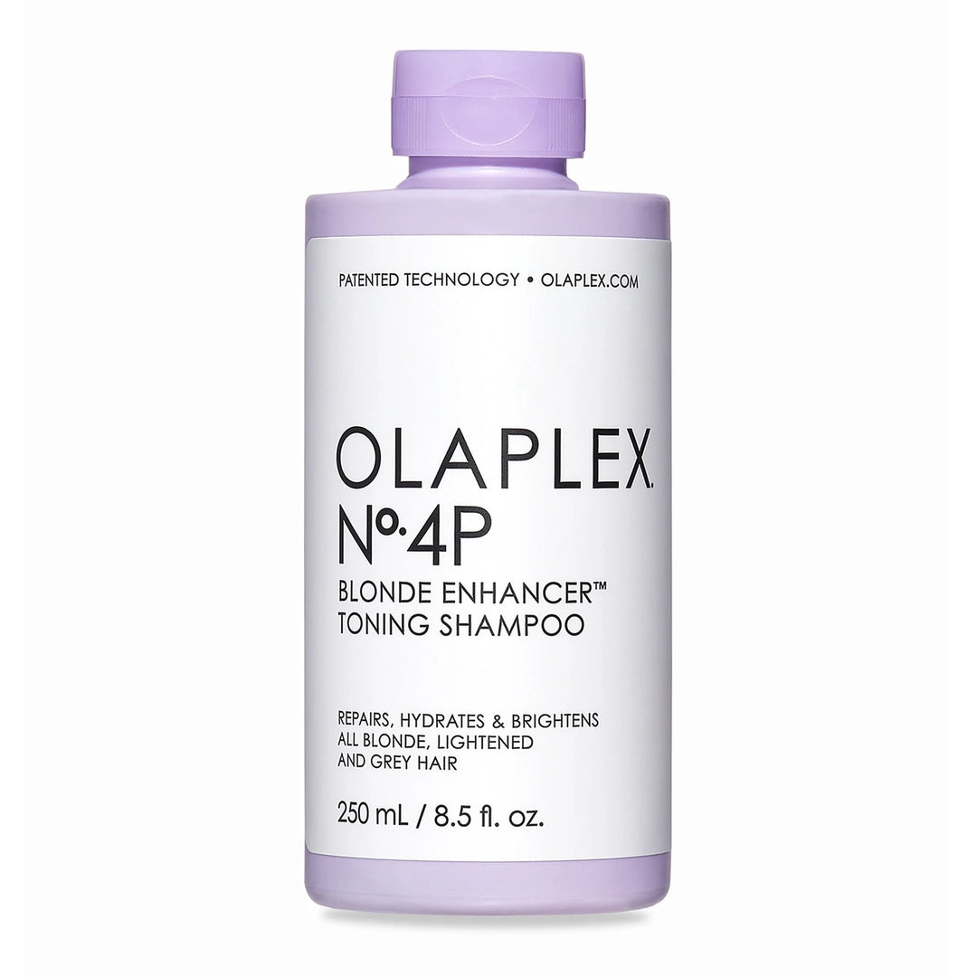 Olaplex No. 4P Blonde Enhancer Toning Shampoo, purple shampoo, olaplaex, blonde shampoo, no yellow shampoo, best shampoo, healthy hair