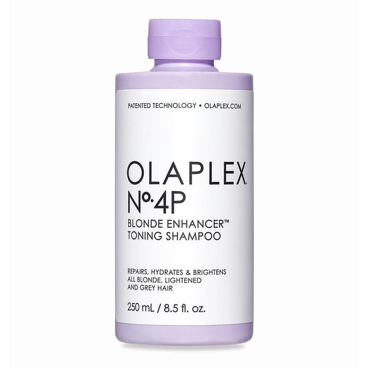 Olaplex No. 4P Blonde Enhancer Toning Shampoo, purple shampoo, olaplaex, blonde shampoo, no yellow shampoo, best shampoo, healthy hair